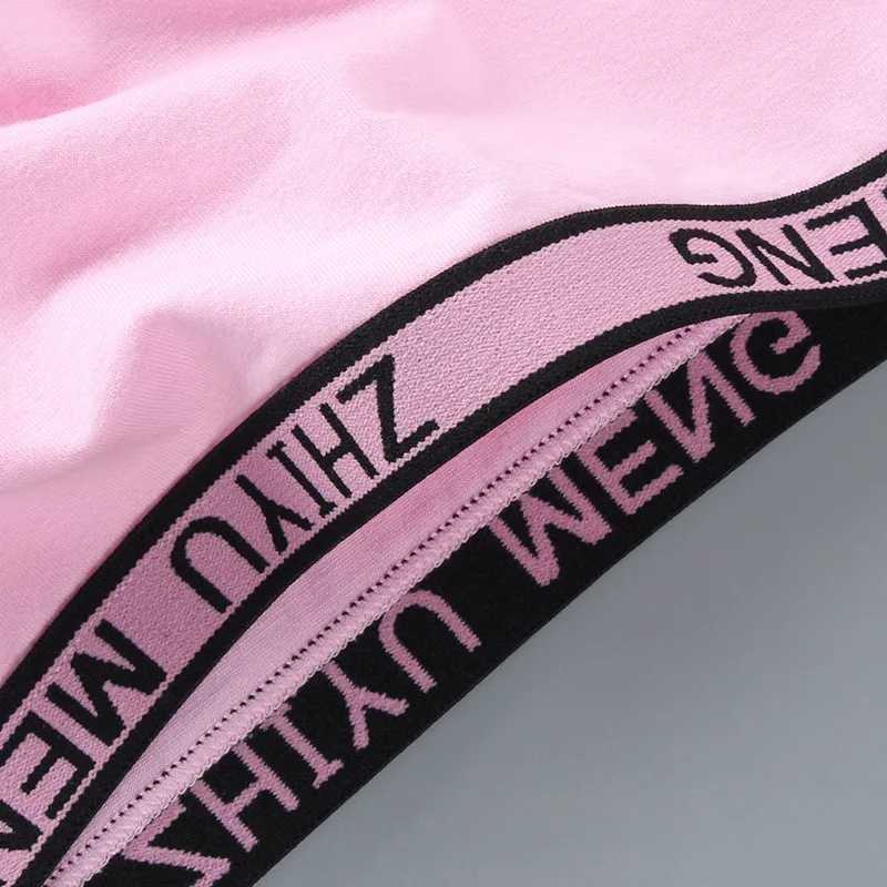 3 pieces of big girl underwear mid waist student underwear solid color teenage underwearW240715