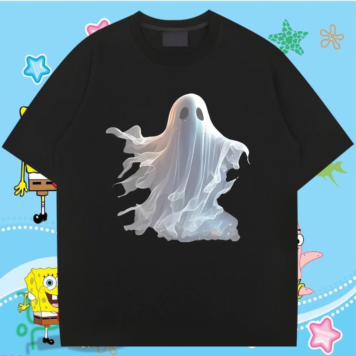DIY Customized T Shirts Men 230g 100% Cotton monster Anime Printing Street Tops Tees O Neck Short Sleeves High Quality Mens Tshirts Customized Print