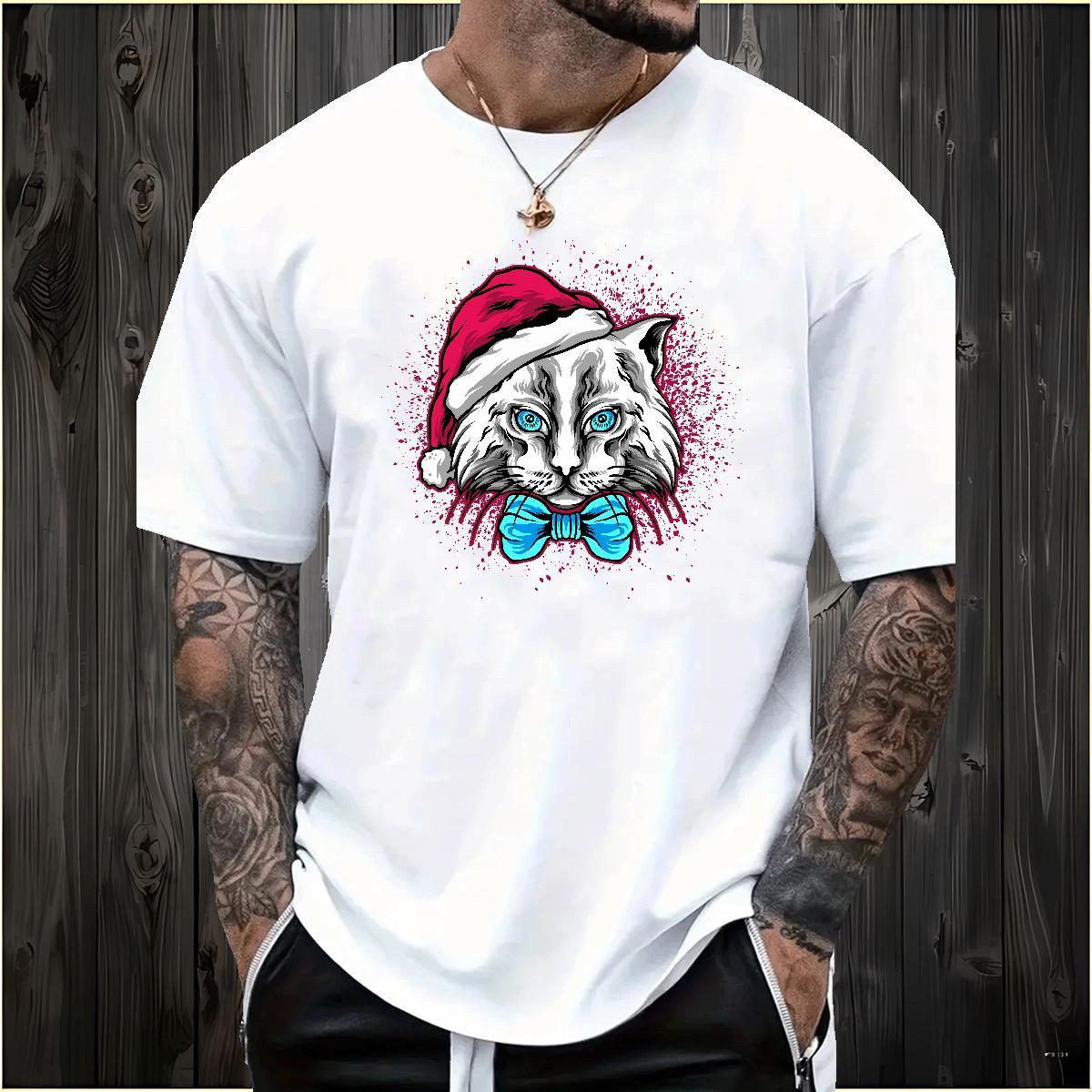 T-Shirts 230g Pure Cotton cute Daily Wear O-Neck Short Sleeve Skull Men Clothes T-Shirt New Free Shipping Top Tees