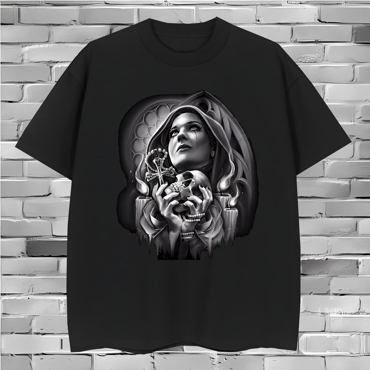 T Shirts Men 230g Cotton nun Daily Wear Breathable Short Sleeve Custom Printing Men Tshirts Fashion Designer Loose Fit Tops Shirt