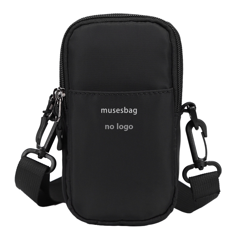 Mobile phone bag Men's bag crossbody bag Men's waist pack crossbody bag Fashion brand shoulder bag Multi-functional mini hanging bag lightwe