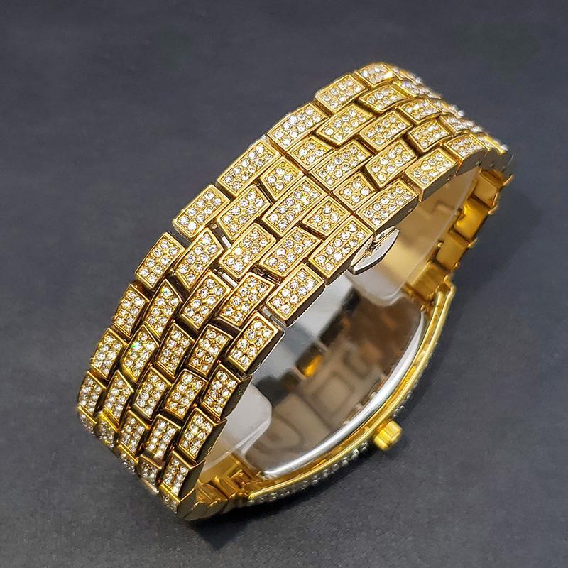 starry frank watch full dia barrel style high-end men's wormhole concept hip-hop trend free shipping