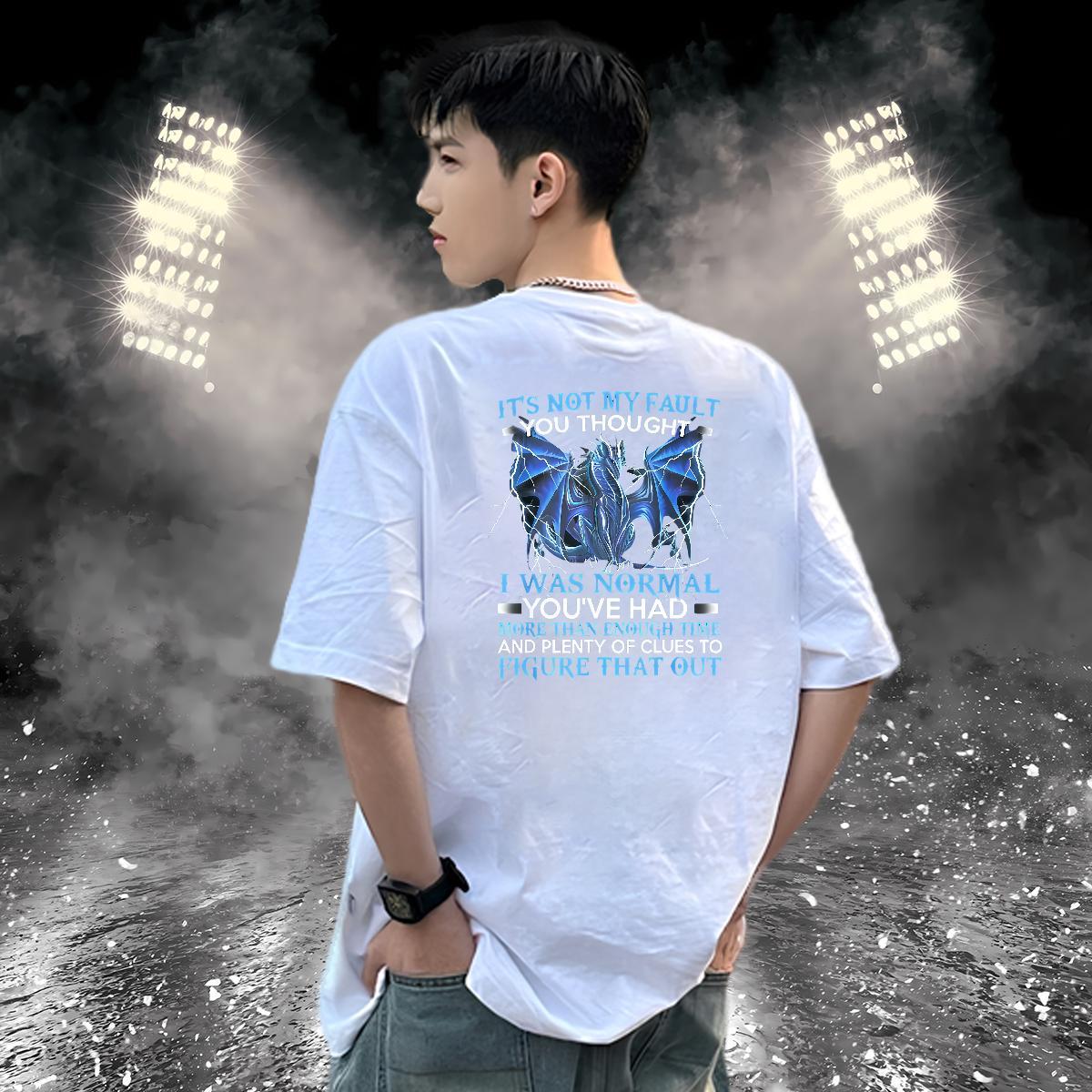 New Designer Men T Shirts 100% Cotton 230g dinosaur Home Outdoor Tees Breathable Short Sleeve Comfortable Couples T Shirts Floral Print