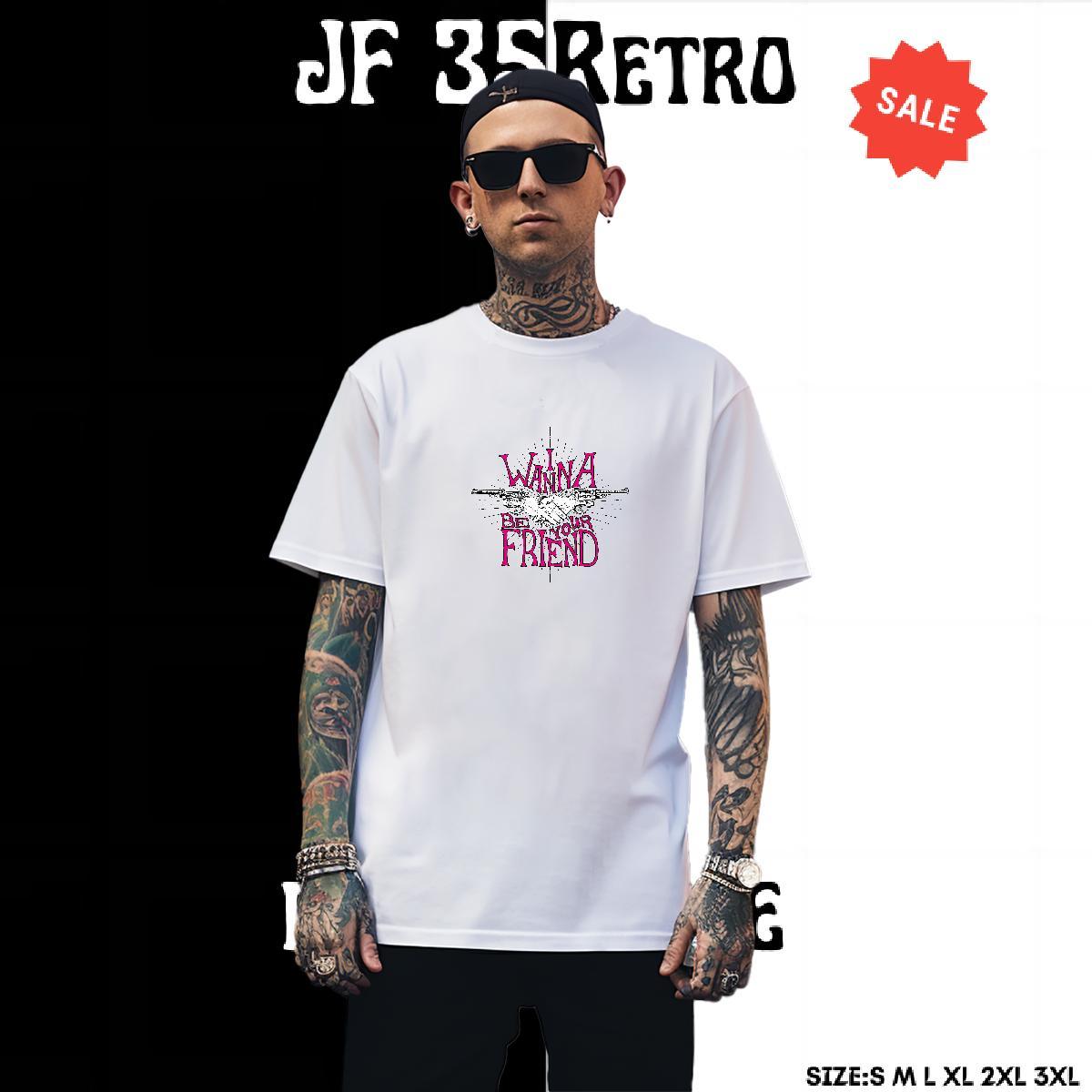 Loose Fit Men Tops Tees 230g Cotton gun T-Shirts Casual Pure Cotton Skull Customized Tee Shirt