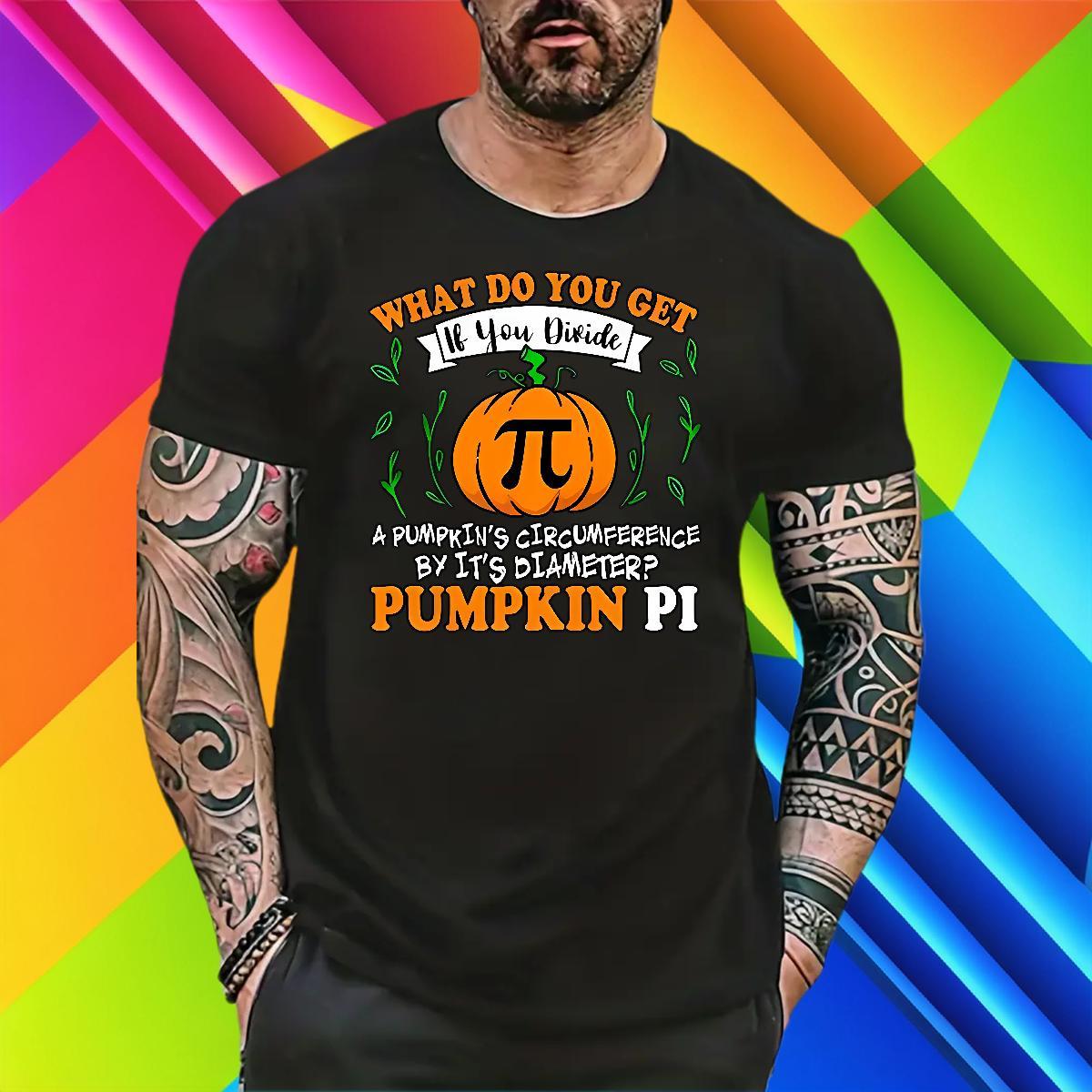 Classic Men Tees 230g Cotton pumpkin Man T Shirts Summer Casual O Neck Short Sleeves DIY Anime New Arrival Polos