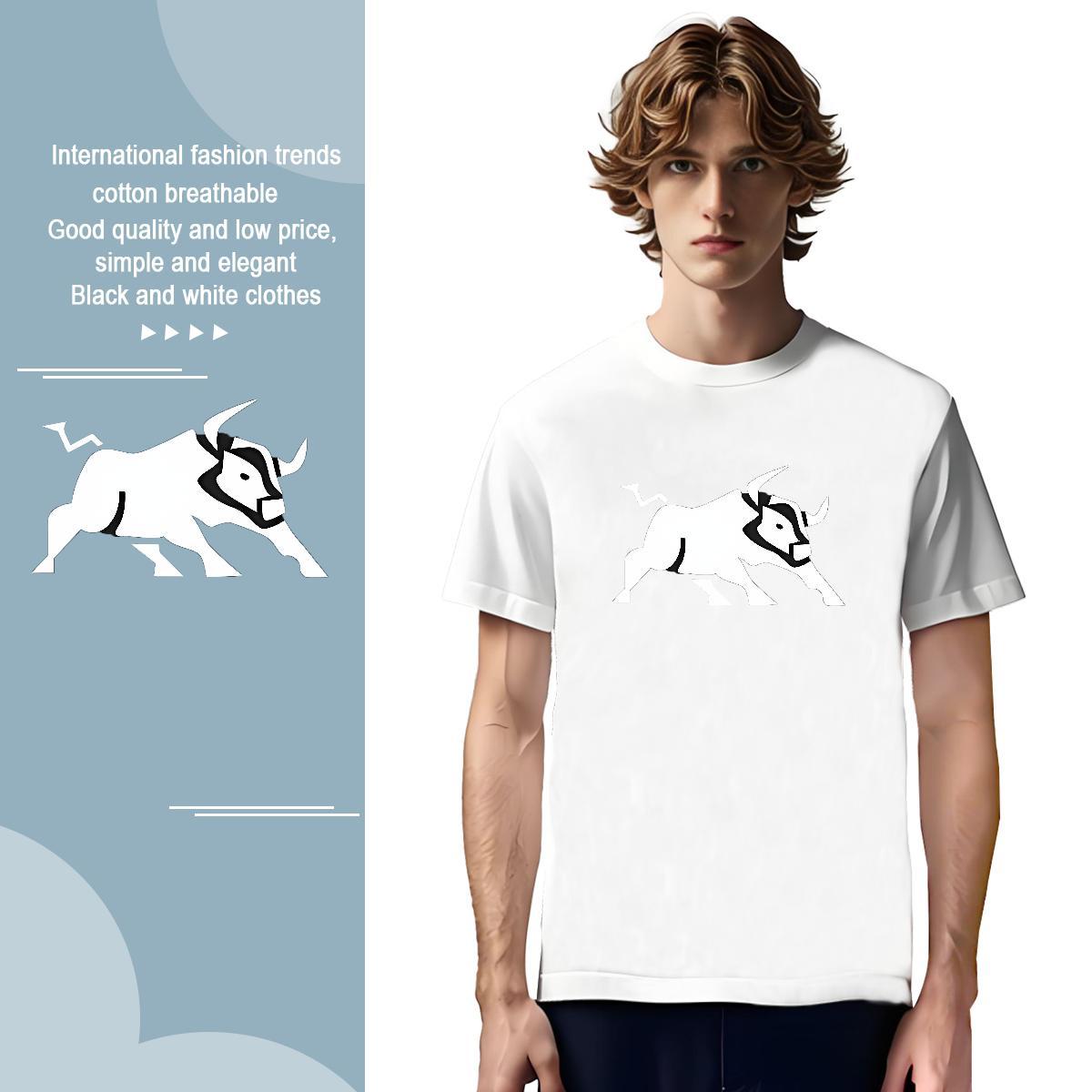 Man T Shirts 100% Cotton 230g cow Casual Beach Breathable Plus Size Custom Mens Tshirts Designer Wholesale Tees