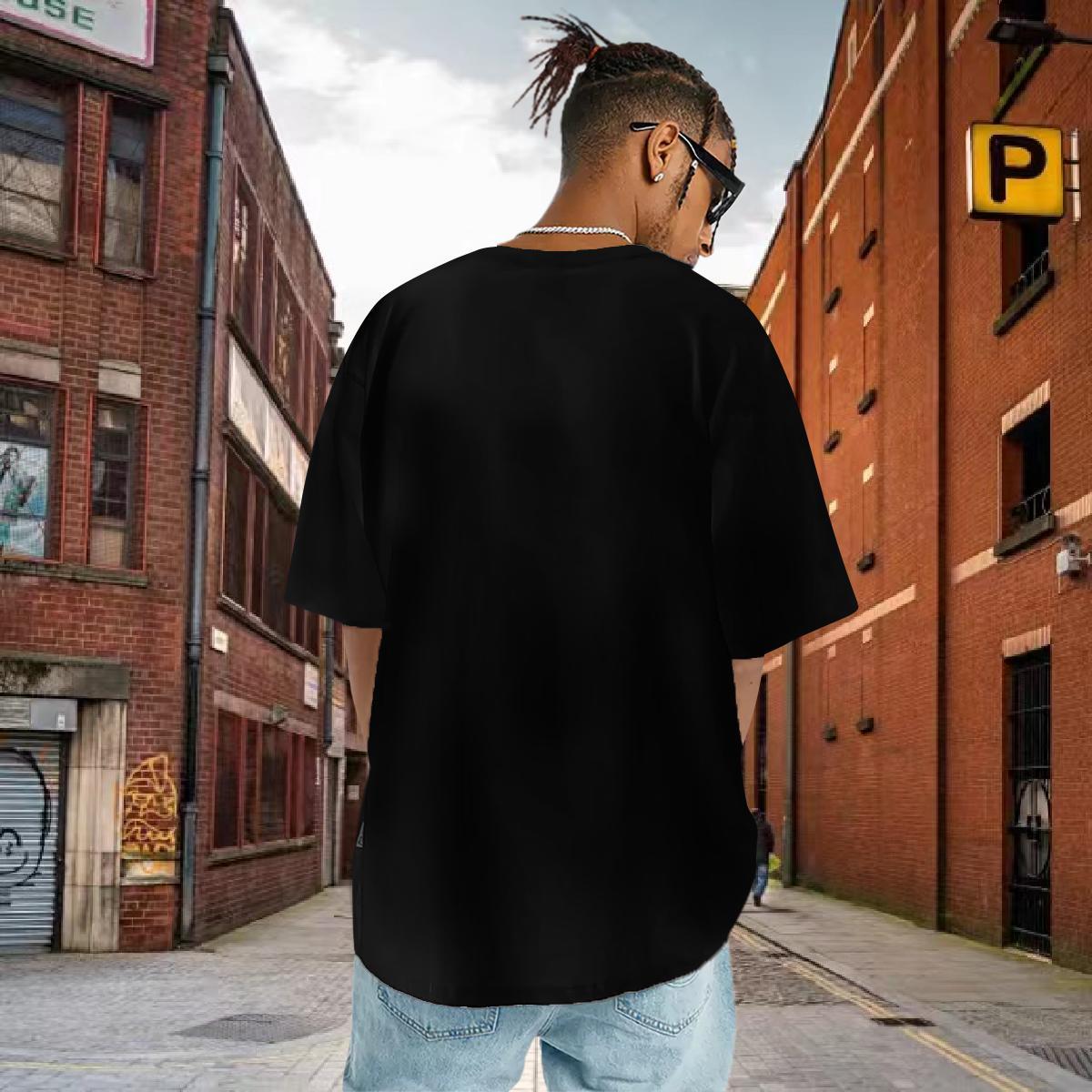 Soft Mens T Shirts wolf Crew Neck Breathable Street wear Hip Hop DIY 100% Cotton 230g Couples T Shirts Fashion Wear