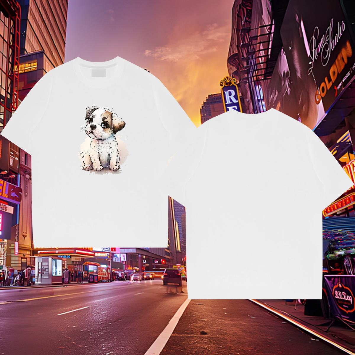 TOP Quality Men Tees 100% Cotton 230g Men T Shirts Casual Daily Wear Crew Neck Customized DIY Polos