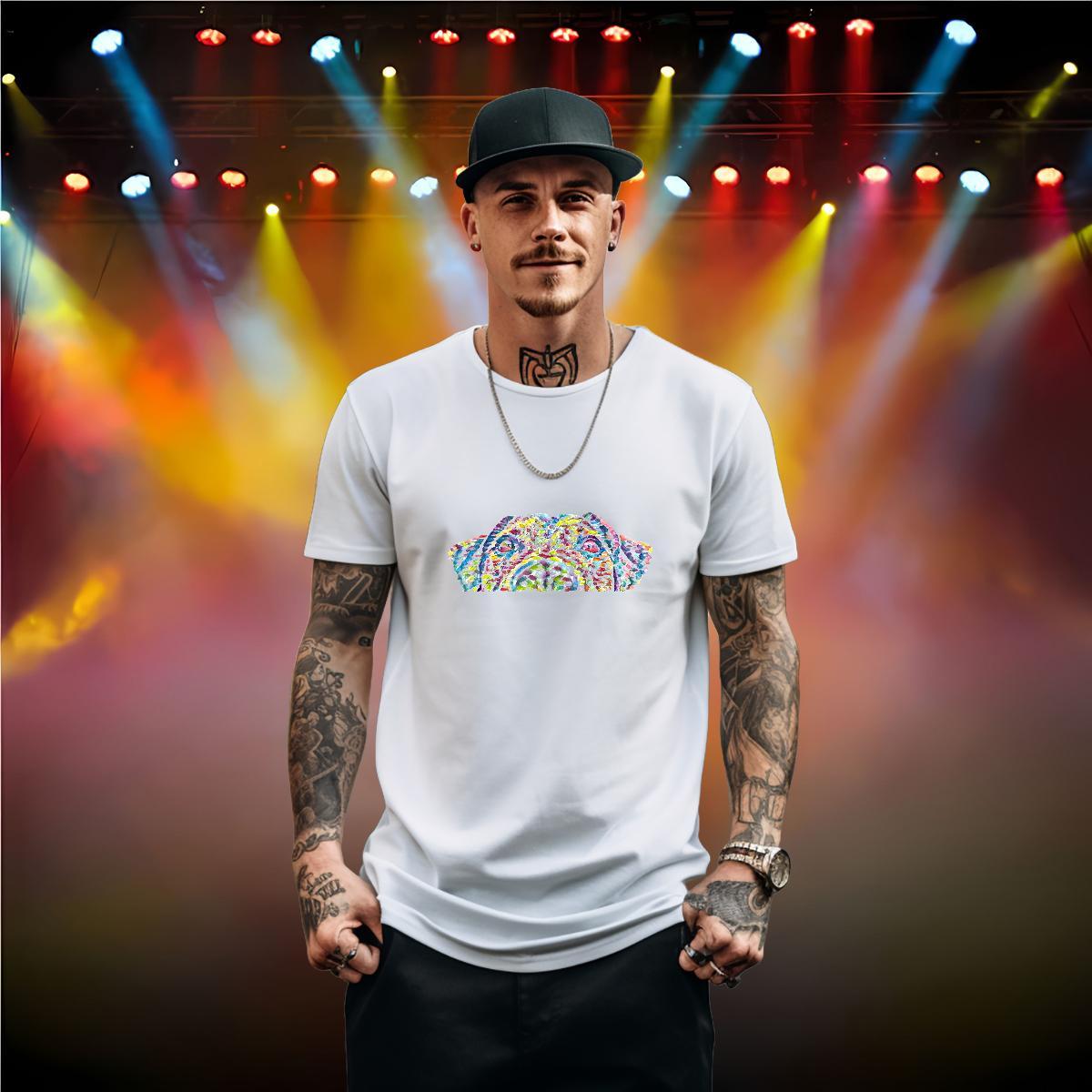 2024 Summer T shirt 100% Cotton 230g dog Street Wear Tops O-Neck Short Sleeve TOP Quality Mens Tshirts Customized