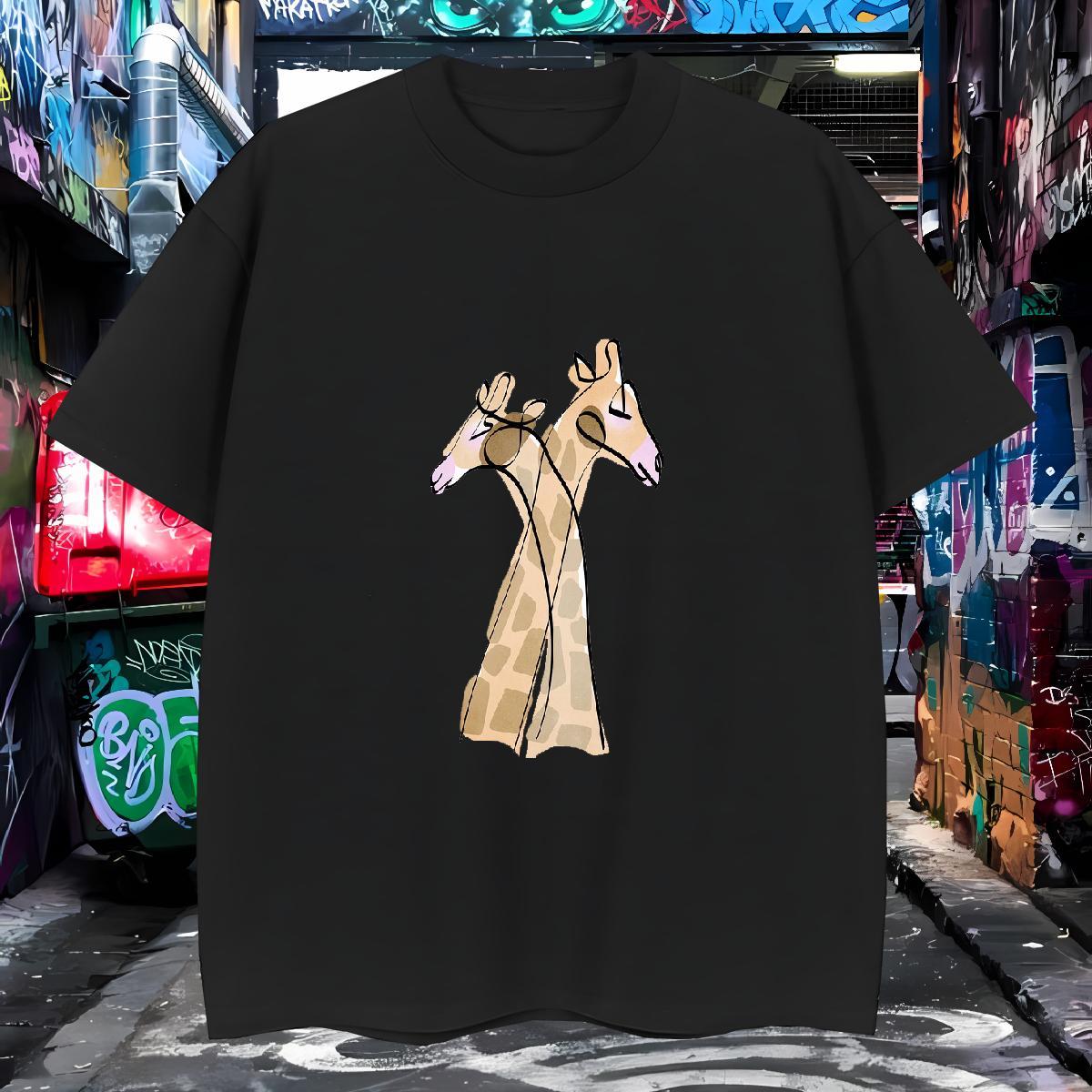 Unisex Tshirt for Man Woman 230g Pure Cotton Deer Men T Shirts Home Outdoor Breathable Soft Custom Printing Designer Fashion Tees