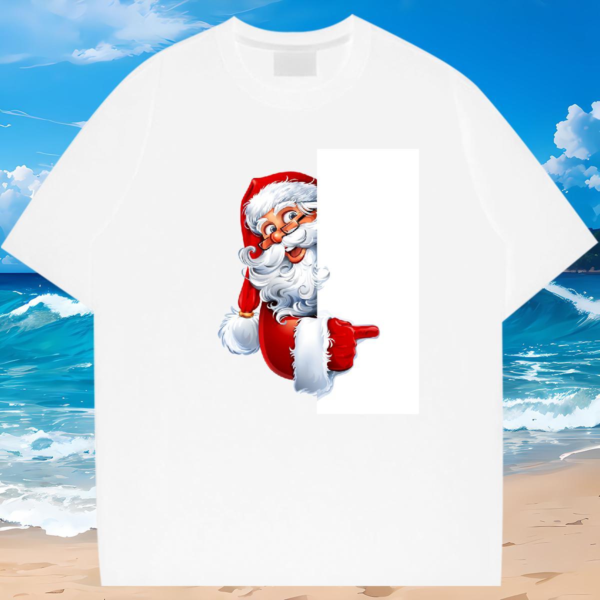 Brand T-Shirts 100% Cotton 230g High Street Hip Hop Polos Short Sleeve Soft Designer Men Tshirts Custom Cartoon