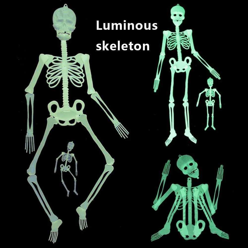 Other Festive Party Supplies Decoration Skull Horror Outdoor Props Repairable Scary Simulation Stand Skeleton Halloween Q240806