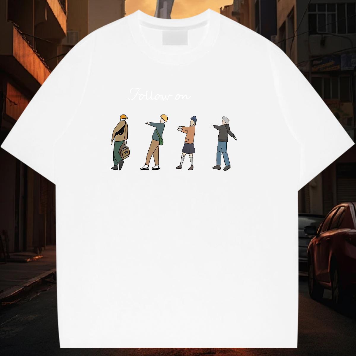 Man T Shirts 230g Pure Cotton icon Daily Wear Breathable DIY Printed Men Tees Designer Fashion Wholesale Tee Shirt