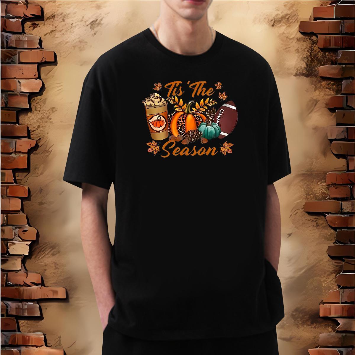 T Shirts Men 230g Cotton pumpkin Daily Outfit Crew Neck Breathable Cartoon Printing L-4XL Men Tees Custom Free Shipping Tshirts