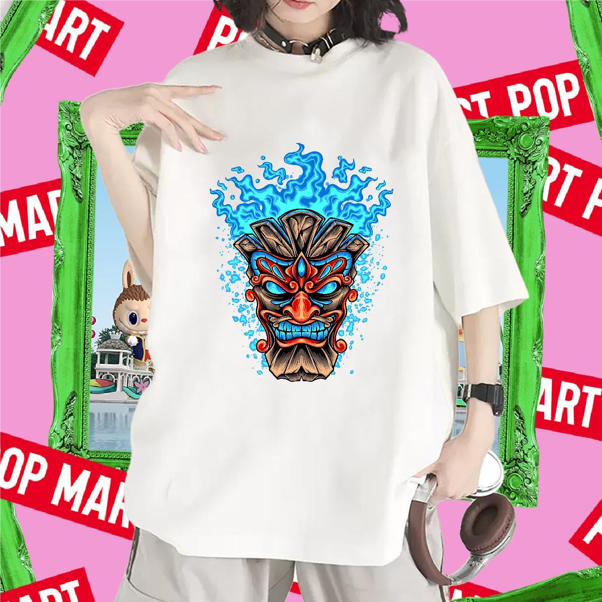 Lady T-Shirts for Women Comfortable Woman Tshirt Floral Print Sport 230g Cotton DIY Tees Shirts