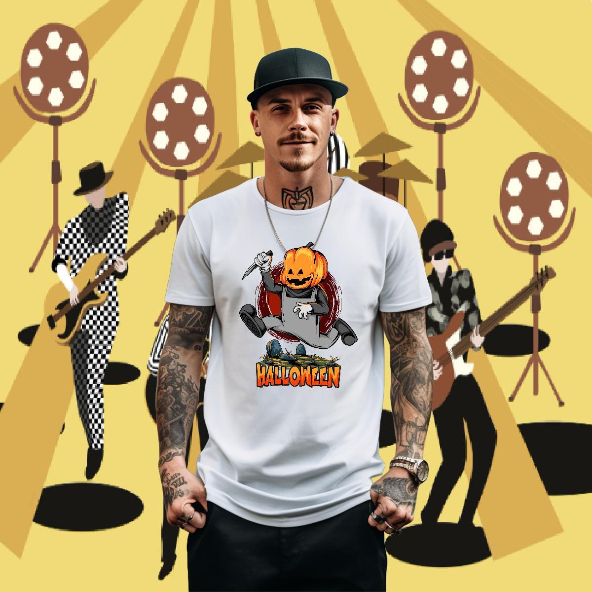 Wholesale T-Shirts 230g Cotton pumpkin Casual Beach Tshirts Breathable Crew Neck High Quality Men Clothes T-Shirt DIY Logo Oversized