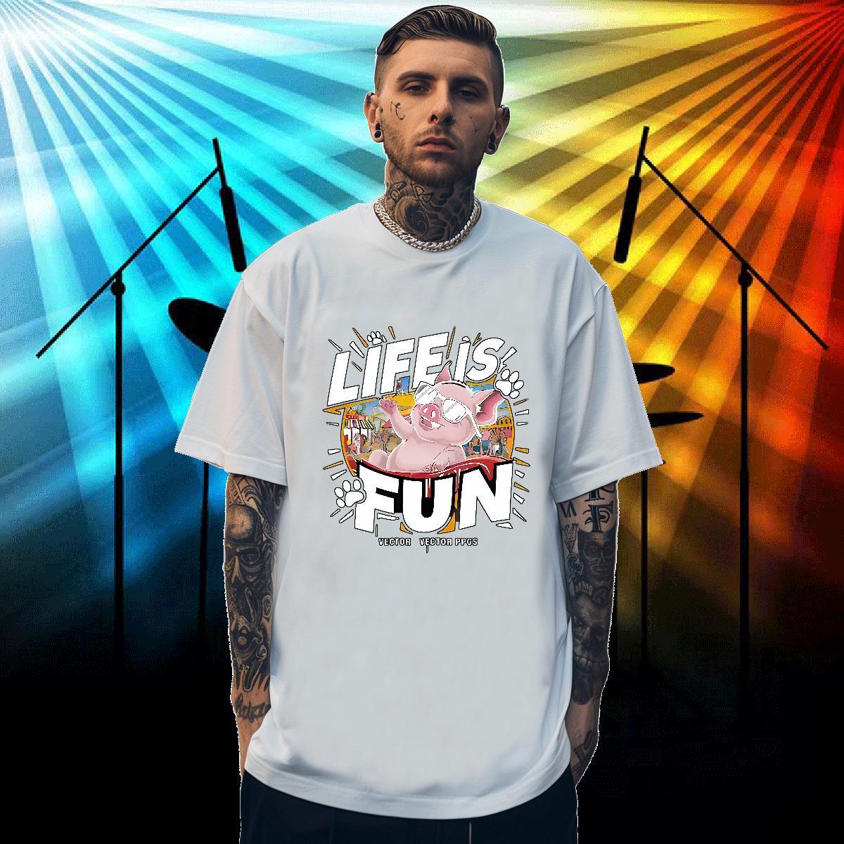 Fashion T Shirts Men 230g Cotton Sports Casual Tee Shirt Breathable Soft TOP Quality Mens Tshirts Graphic