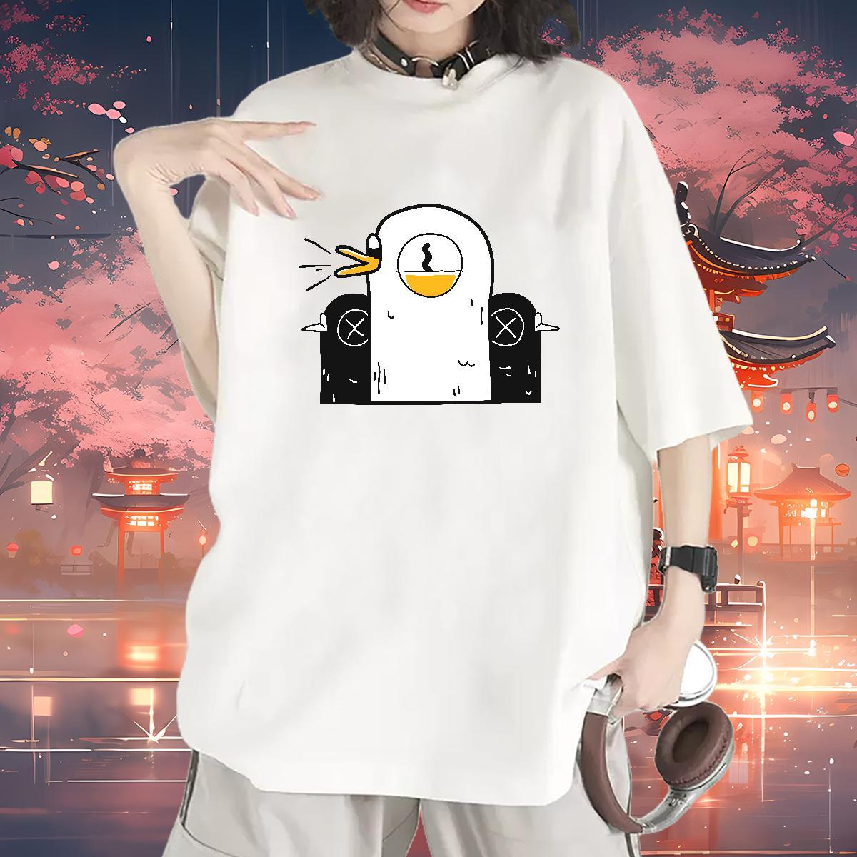 Free Shipping T-Shirts O-Neck Short Sleeve Womens Tshirts Custom Print Oversized chicken Street Casual 230g Pure Cotton Designer Top Tees