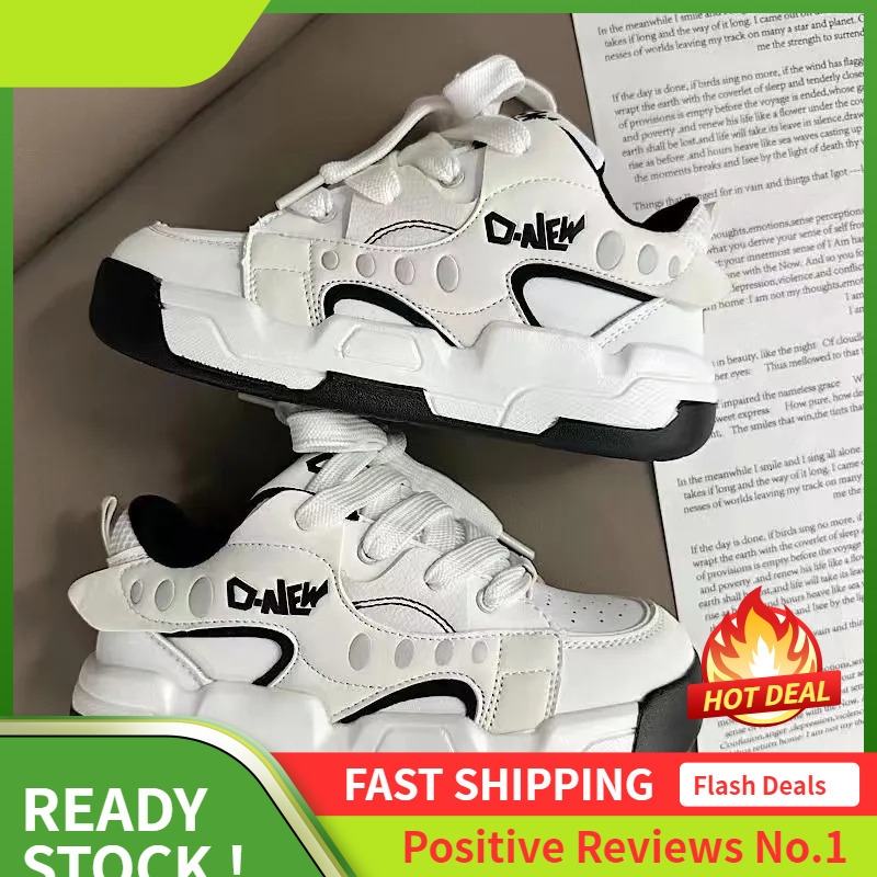 Ddmyoutdoor Men Women Casual Eightened Thick Soled Vintage Style Trend Versatile Comfortable Couple Clunky Shoes Grey Free Shipping Outdoor