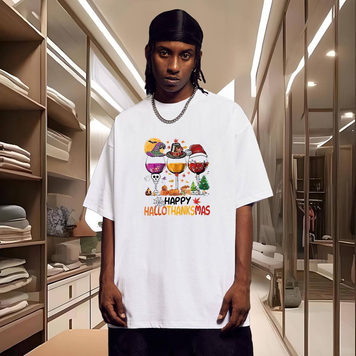 T-Shirts for Men 230g Cotton tree Spring Summer Breathable Skull Mens Tshirts New Designer Popular Tops Tees