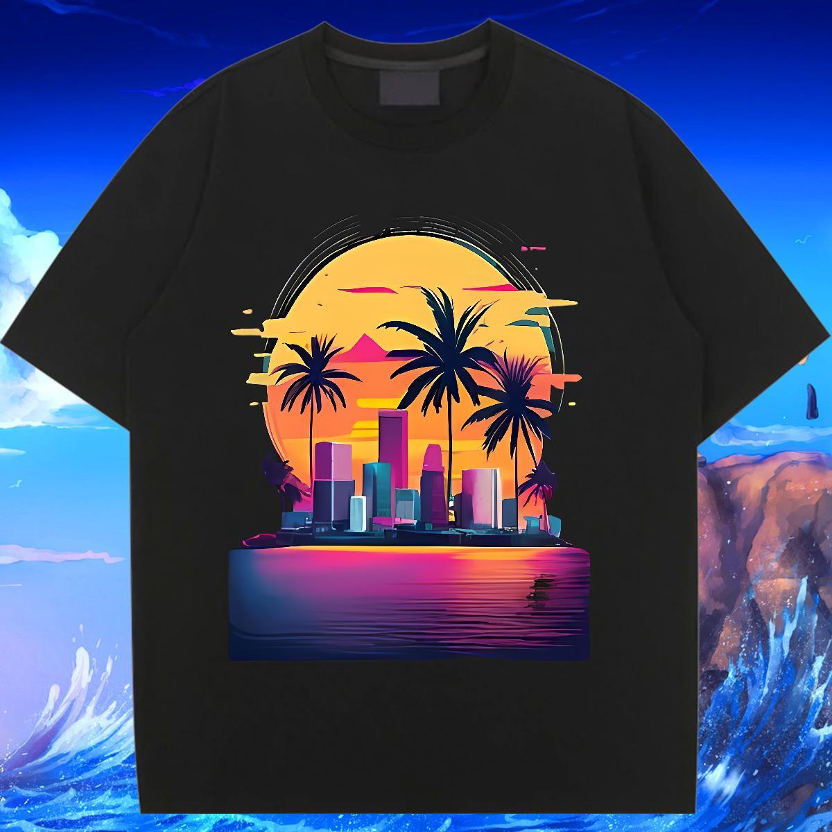 5A Womens T Shirts Breathable Crew Neck Women Tshirts Custom Printed tree Street Wear 100% Cotton 230g 2024 DIY Top Shirts