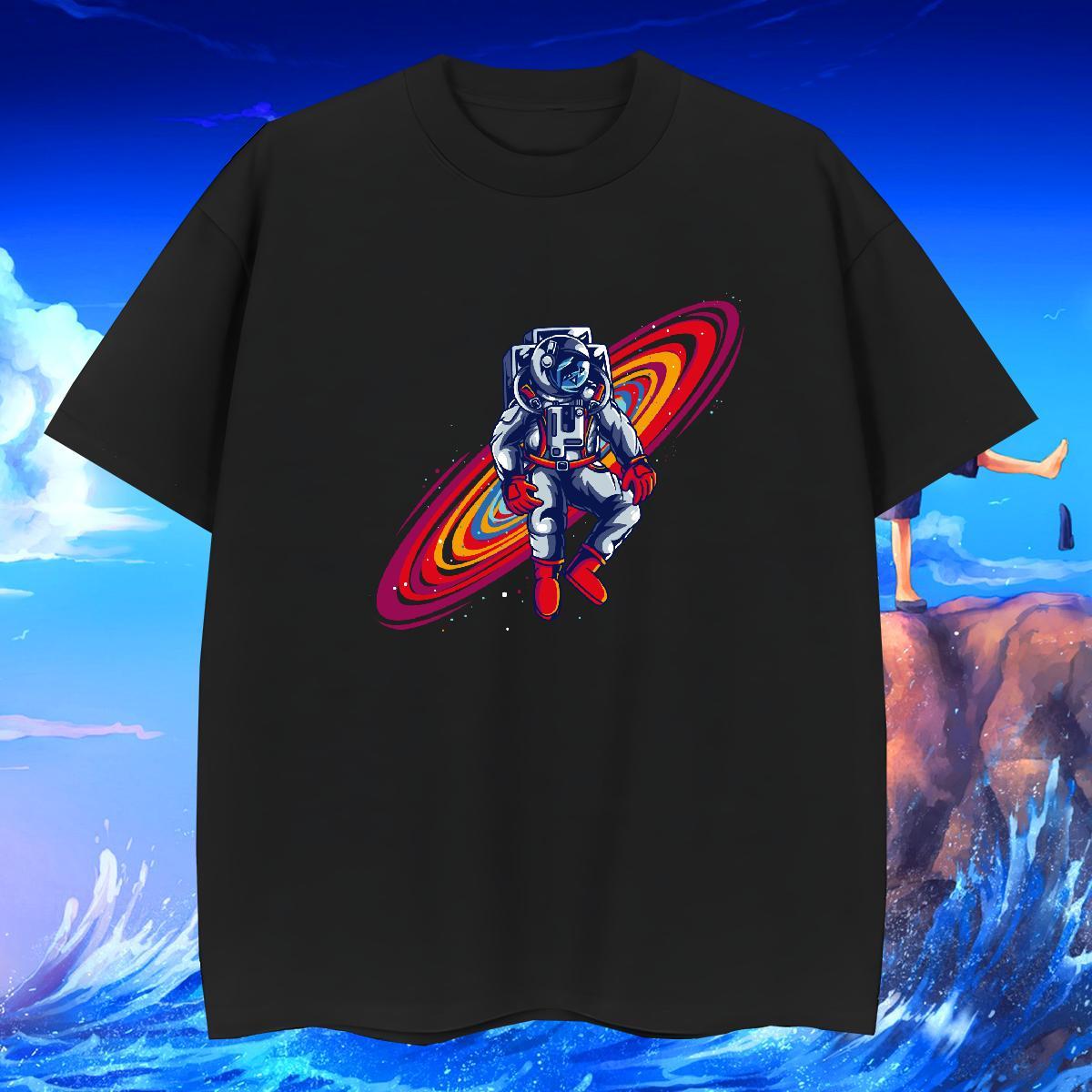 Man T Shirts 230g 100% Cotton universe Sports Casual Short Sleeve O-Neck Plus Size Cartoon Men Tops Tees Factory Direct Soft Tops Shirt