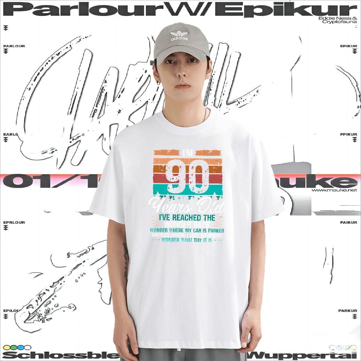 DIY Customized T-Shirts for Men letter Wear 230g Pure Cotton Street wear Hip Hop Soft Cartoon Print O Neck Short Sleeves Tshirt for Man Woman