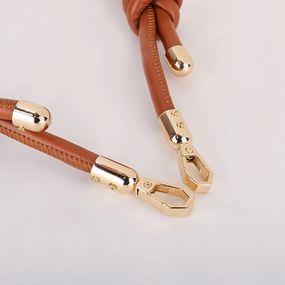 Adjustable Belt Shoulder Strap Replacement Women Crossbody Thin Bag PU Leather DIY For Handbag INS 240805