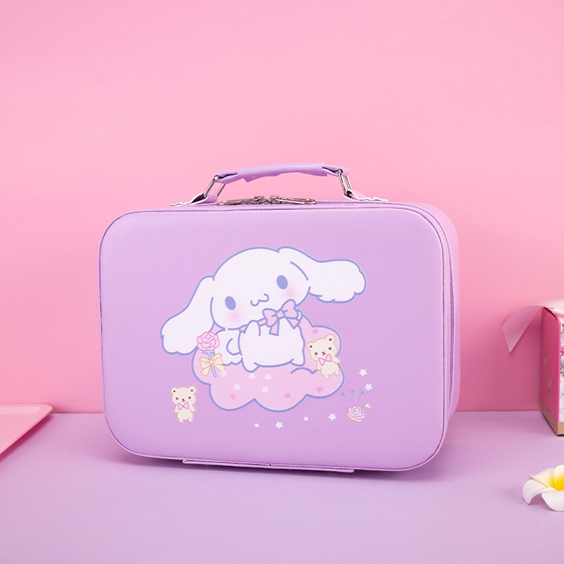 Portable Makeup Bag Handheld Large Capacity Cartoon Makeup Box Household Guka Cosmetics Storage Box
