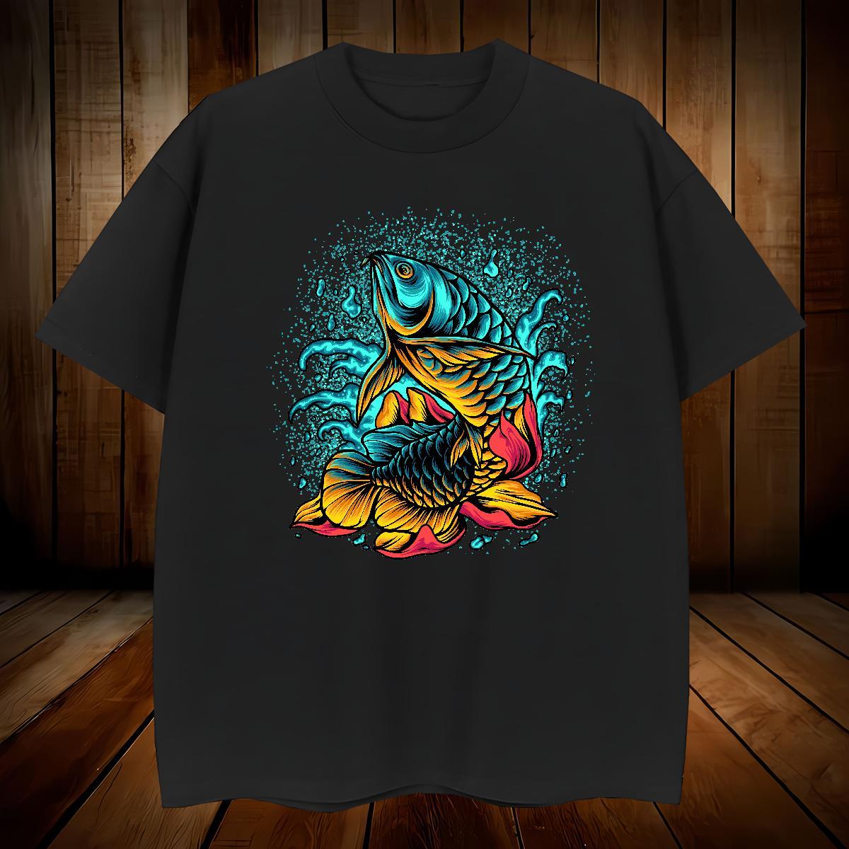 T shirt 230g Pure Cotton Casual Beach Round Neck Short Sleeve Custom Cartoon Men Tshirts 2024 Summer Designer Top Tees