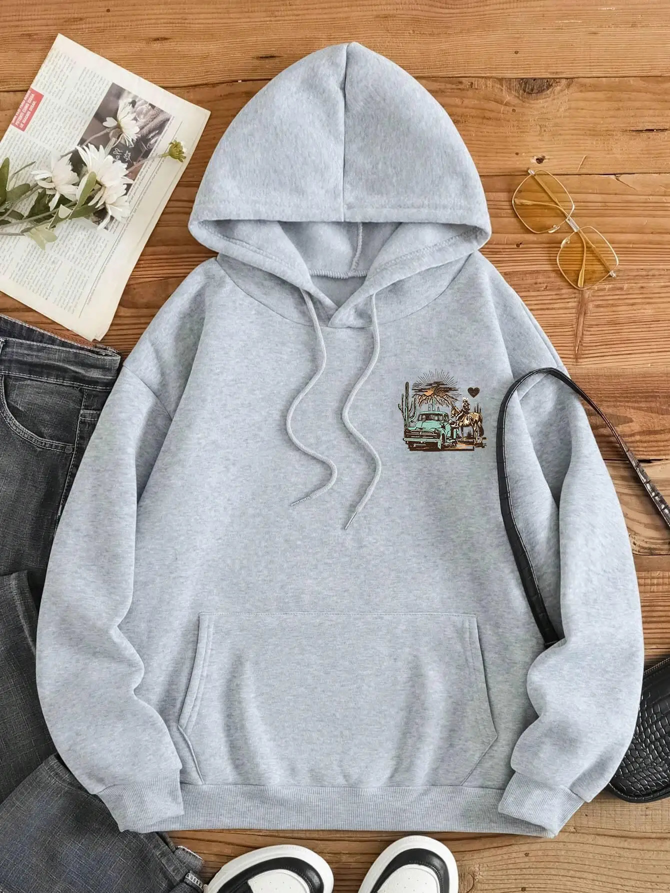 Hip Hop Street Casual Female Hoody Harajuku S-XXL Sweatshirt Fashion Quality Hooded Autumn Warm Streetwear Women 240806