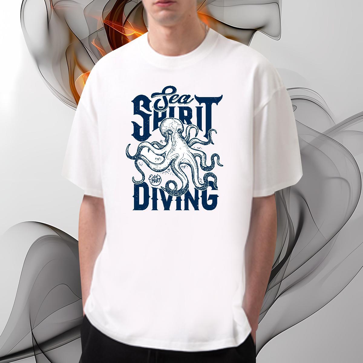 Designer Fashion T shirt 230g Cotton Summer Casual Wear Breathable Cool Men Clothes T-Shirt Customized Print