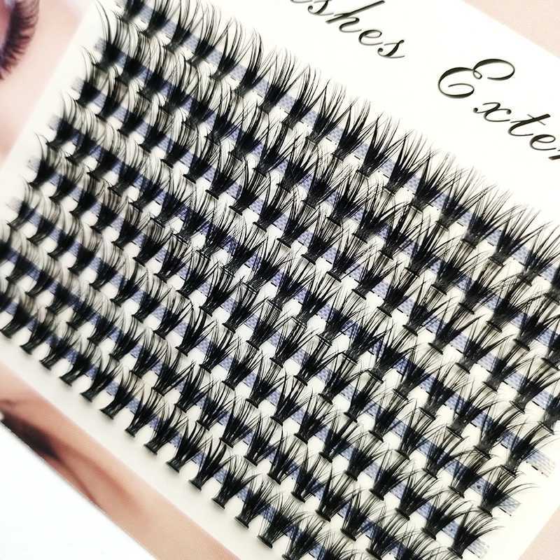 48/60/160 Bundle of False Eyelash Extension Natural Mink Eyelash Cluster Personal Eyelash Bundle Makeup Cilia Eye False Eyelash W240803