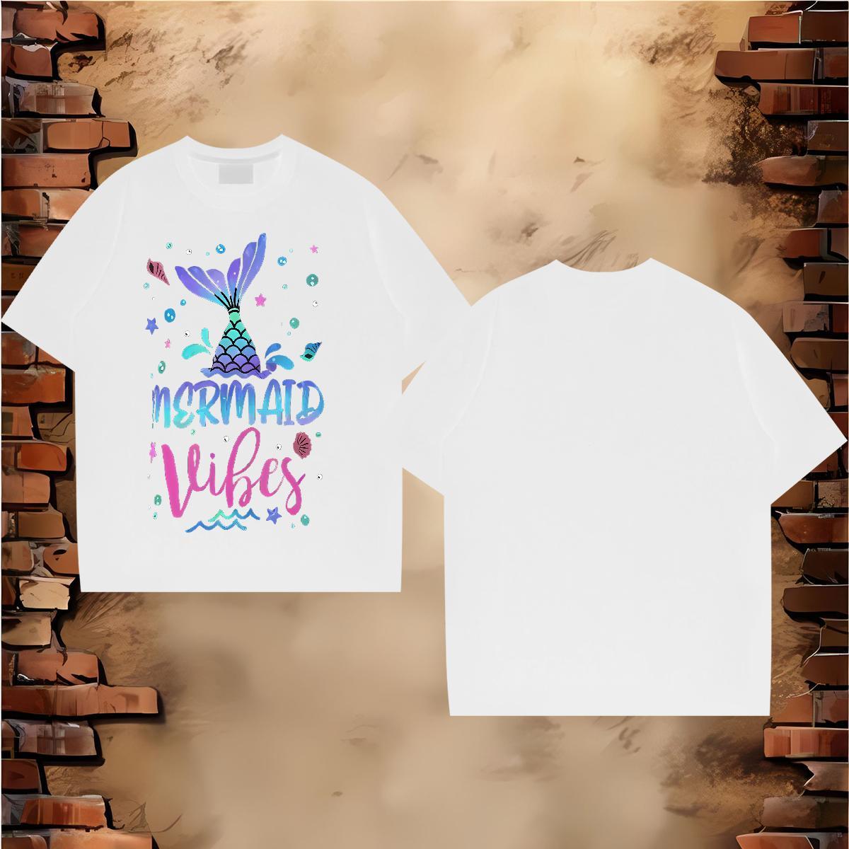 Factory Direct T Shirts Men 230g Pure Cotton Casual Tops Short Sleeve Soft Unisex Tshirts Plus Size Cartoon