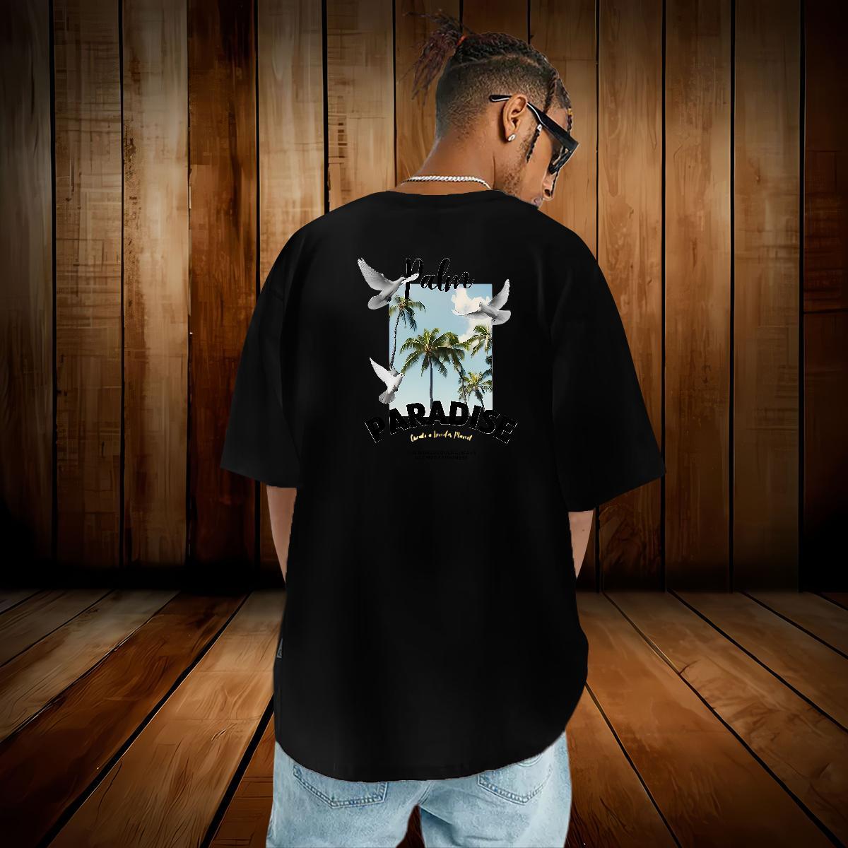 2024 DIY Man T Shirts 230g 100% Cotton tree Street Wear Top Tees Round Neck Short Sleeve Free Shipping Tshirt for Man Woman DIY Logo Oversized