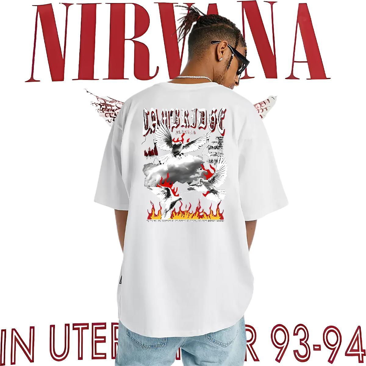 Fashion New T-Shirts for Men 230g Pure Cotton eagle Hip Hop Street Tees Shirts O-Neck Short Sleeve Free Shipping Tshirt for Man Woman Custom Print Ove