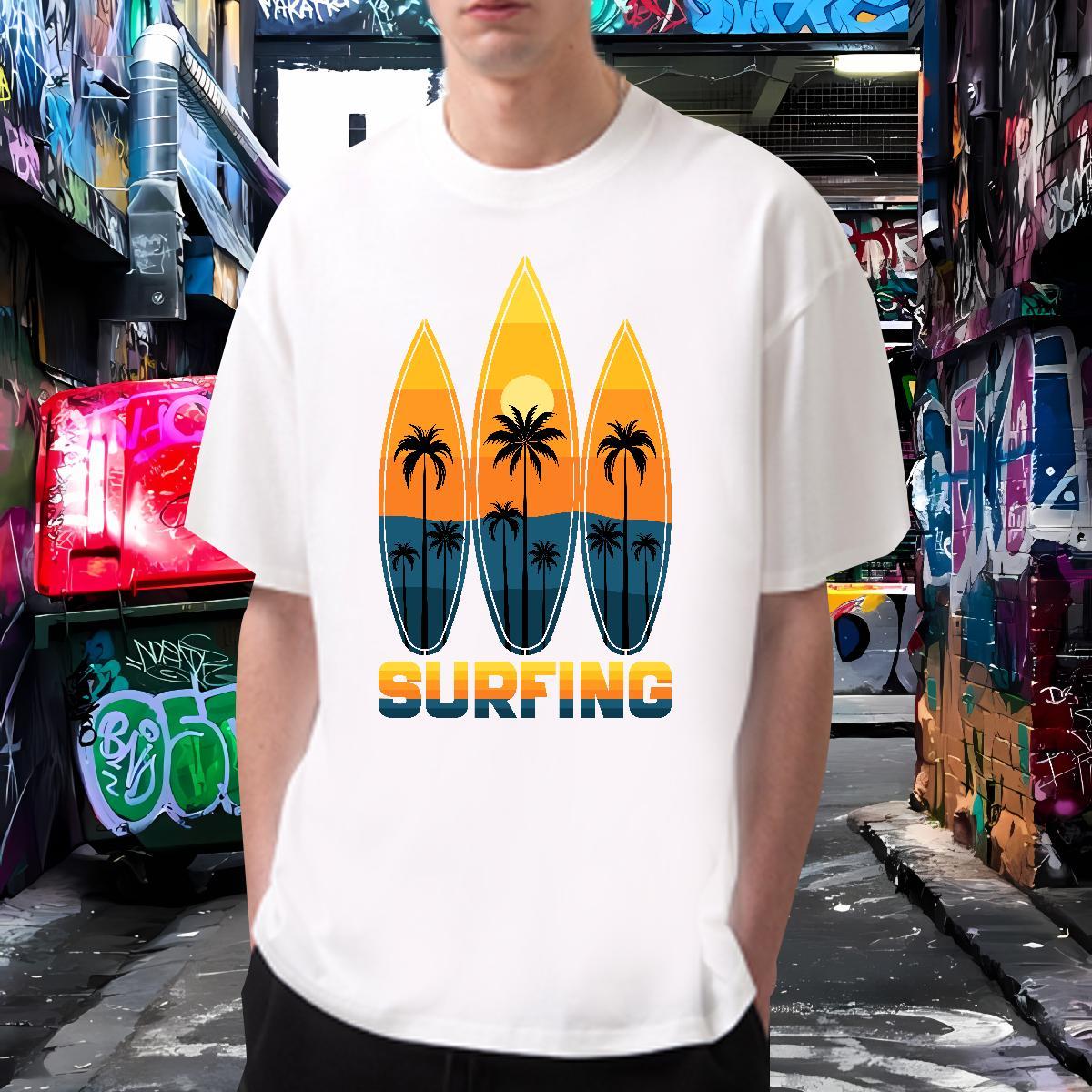 Brand Mens T Shirts 230g 100% Cotton tree Casual Daily Wear Tops Short Sleeve Soft High Quality Men Tshirts Skull