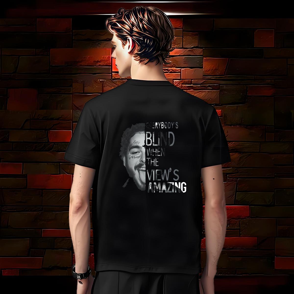 T Shirts Men 230g Cotton portrait Sports Casual O Neck Short Sleeves Graphic Tshirts Fashion New Classic Tops