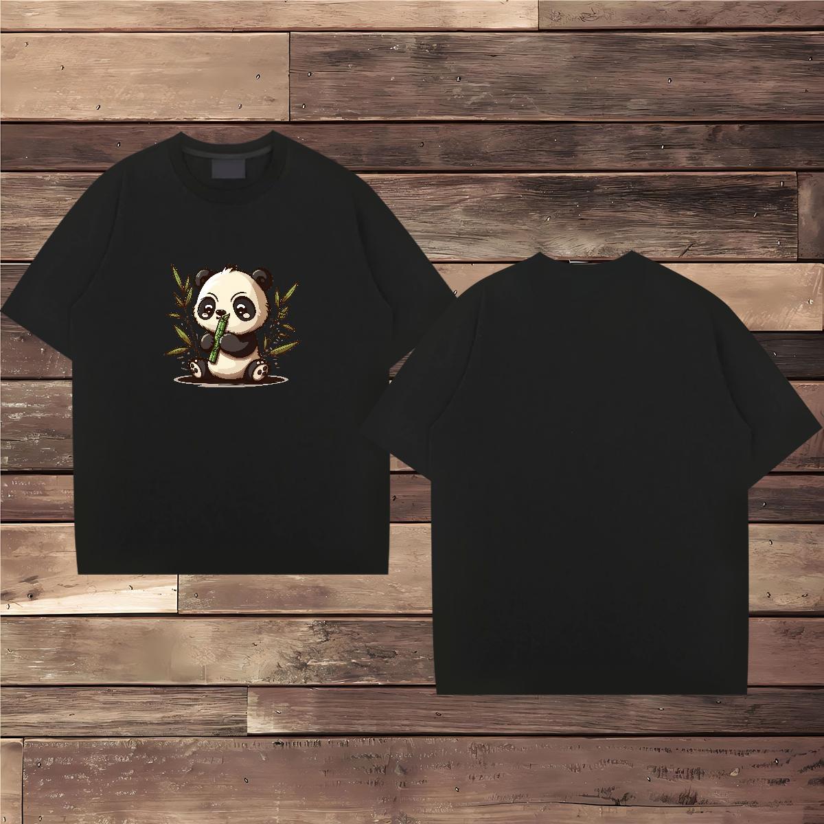 Fashion Casual T-Shirts 230g 100% Cotton Daily Wear Tees Breathable Crew Neck Unisex Men Tops Tees DIY Printed