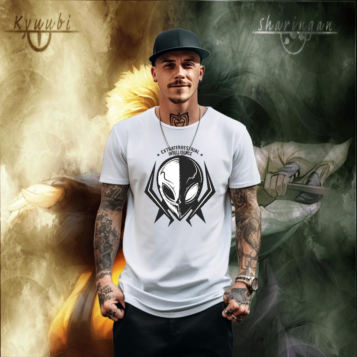 High Quality Men Tshirts 230g Cotton Street wear Hip Hop ET Asian Size Breathable Fashion Design T shirt Tees Shirts