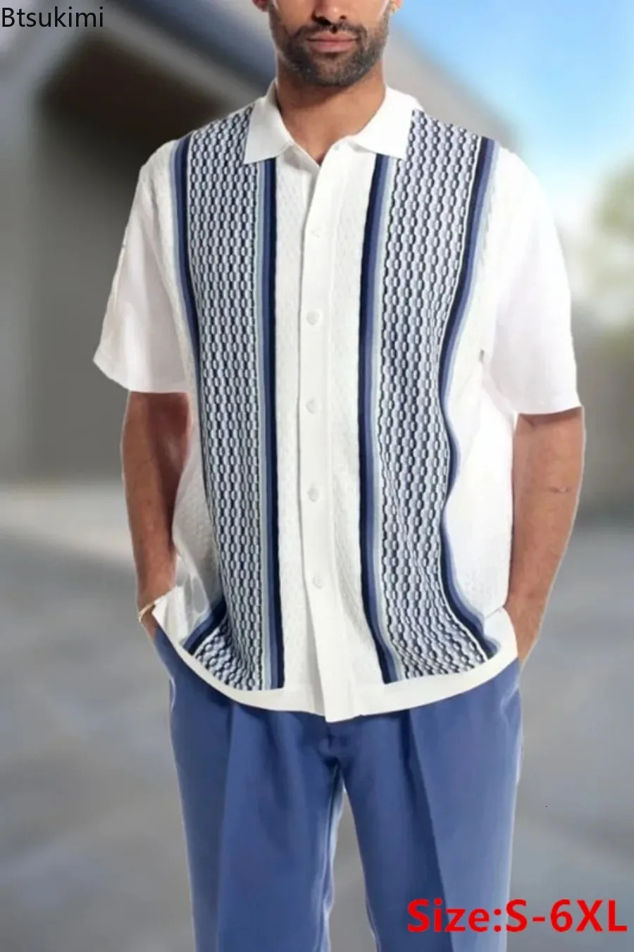 2024 Trend Printing Mens WearMens Wear Set Spring/Summer Party Sports and Leisure Set Shirt Pants 2-piece Fashion Mens Wear240806