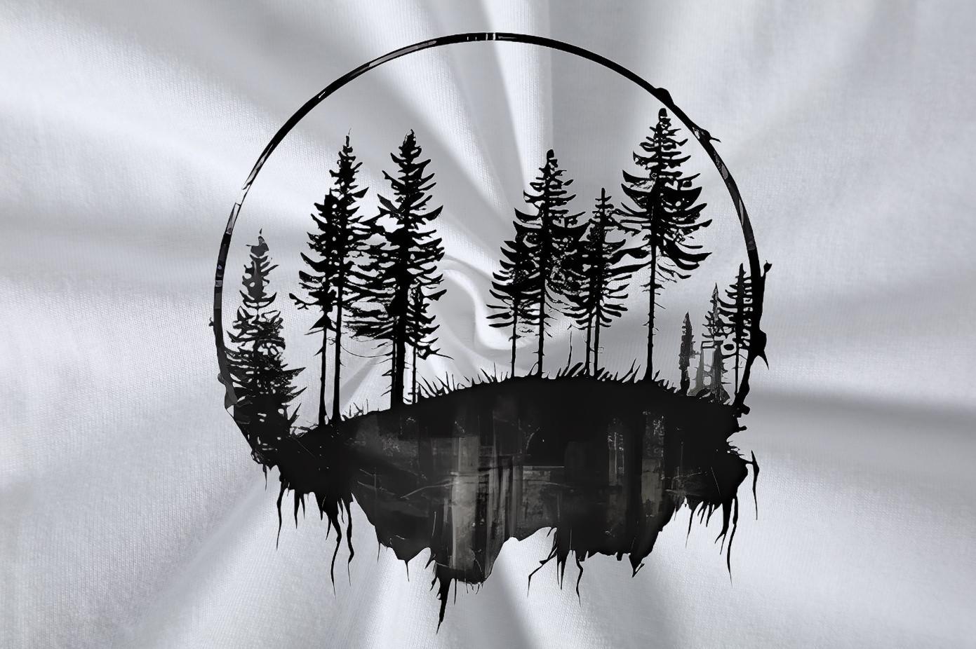 Customized T Shirts Men 230g Pure Cotton tree Summer Casual Tops Shirt O-Neck Short Sleeve Designer Mens Tshirts Oversized