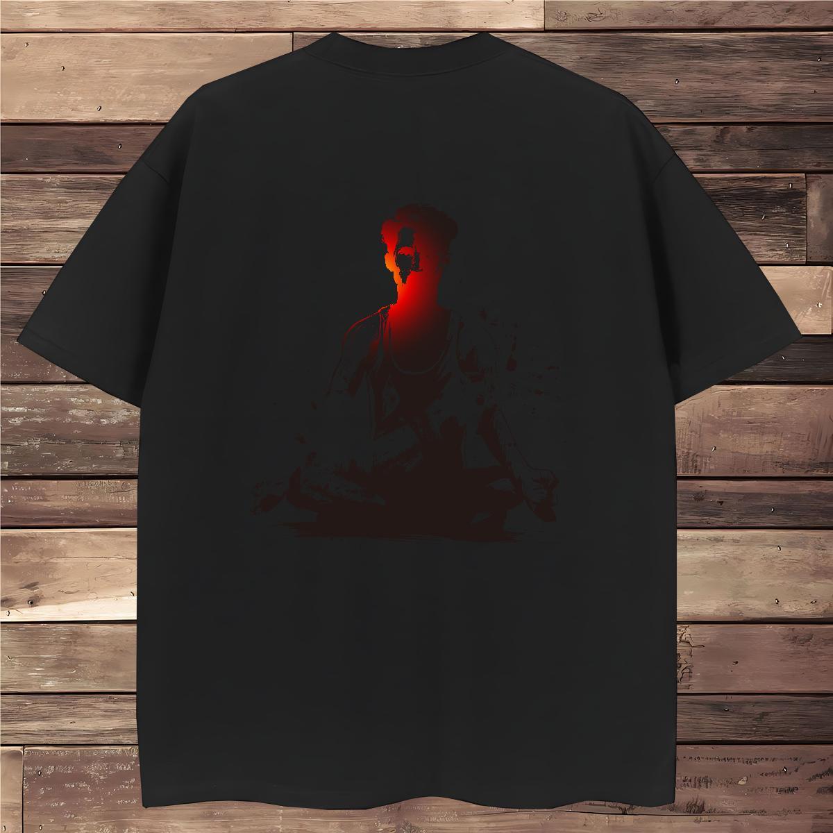 T shirt 230g Pure Cotton portrait Spring Summer Breathable Crew Neck Anime Couples T Shirts Free Shipping Classic Tops Shirt