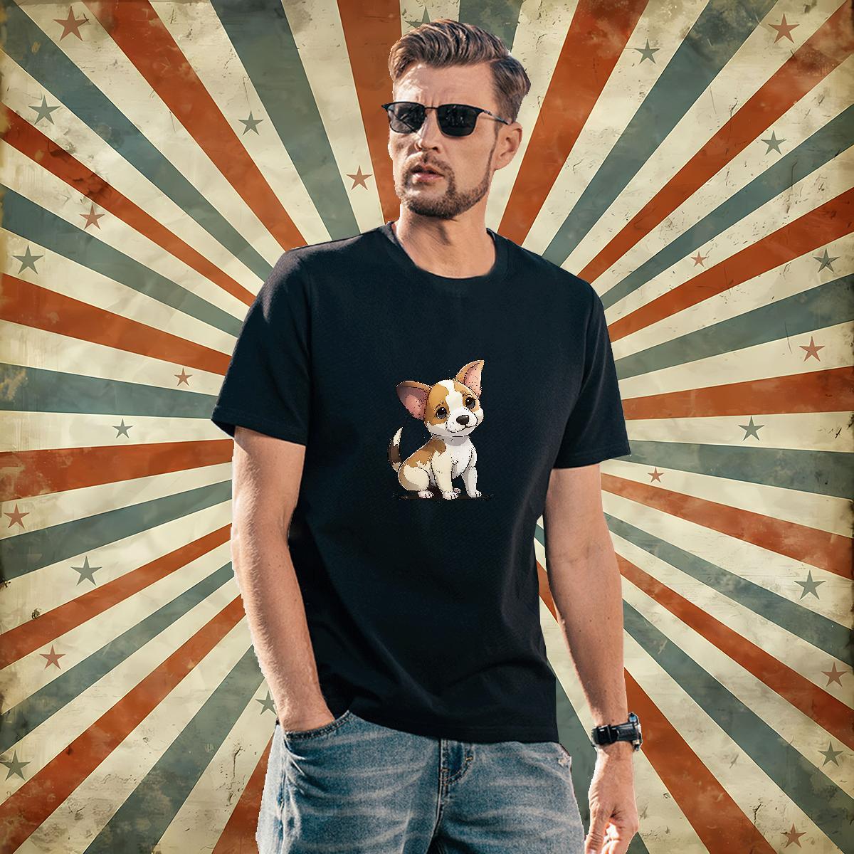 Fashion Casual T Shirt For Man 230g Pure Cotton Sports Casual Tops Shirt Breathable Crew Neck Unisex Men Clothes T-Shirt Customized