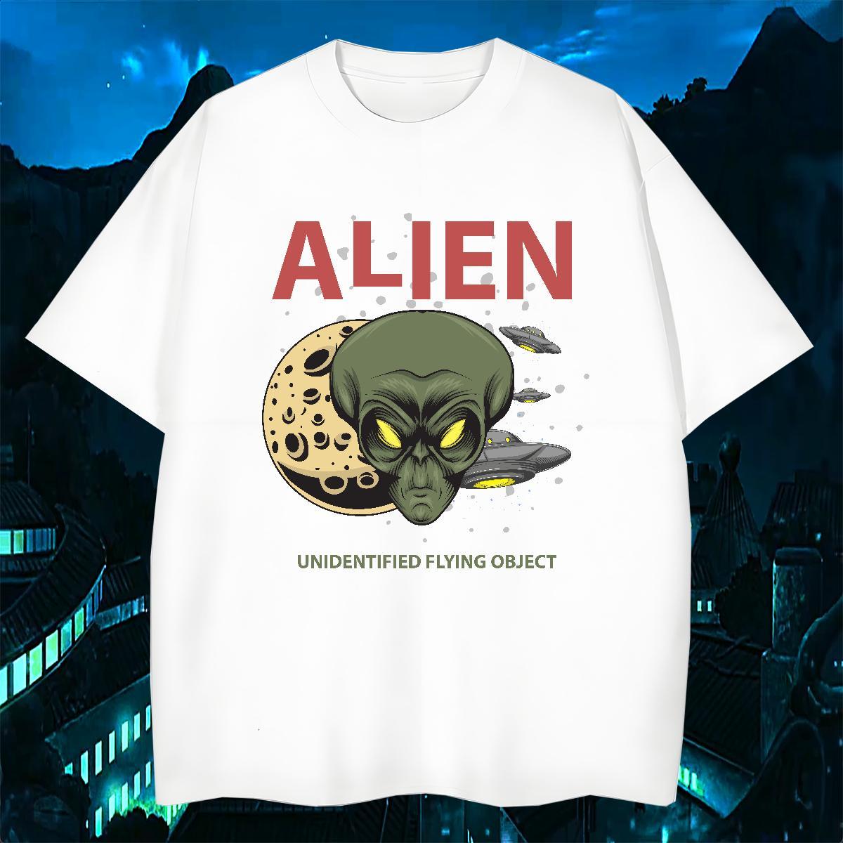2024 DIY T Shirts Men ET Tshirts 230g Cotton Street Casual Cool Design Custom Printing Crew Neck Breathable Men Tees