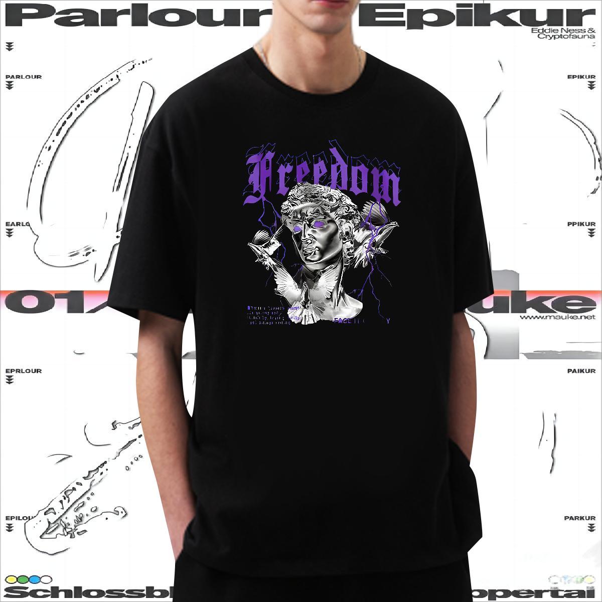 T-Shirts for Men 230g Pure Cotton portrait Home Outdoor Breathable Short Sleeve Customized Couples T Shirts Factory Direct Comfortable Tshirts