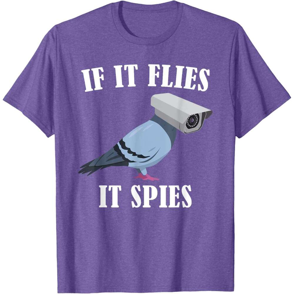 T shirt Mens Birds Spie Conspiracy Joke Meme Surveillance MensWomens T-Shirt shirts tshirt graphic tee Casual tops summer clothes Short sleeve Free sh