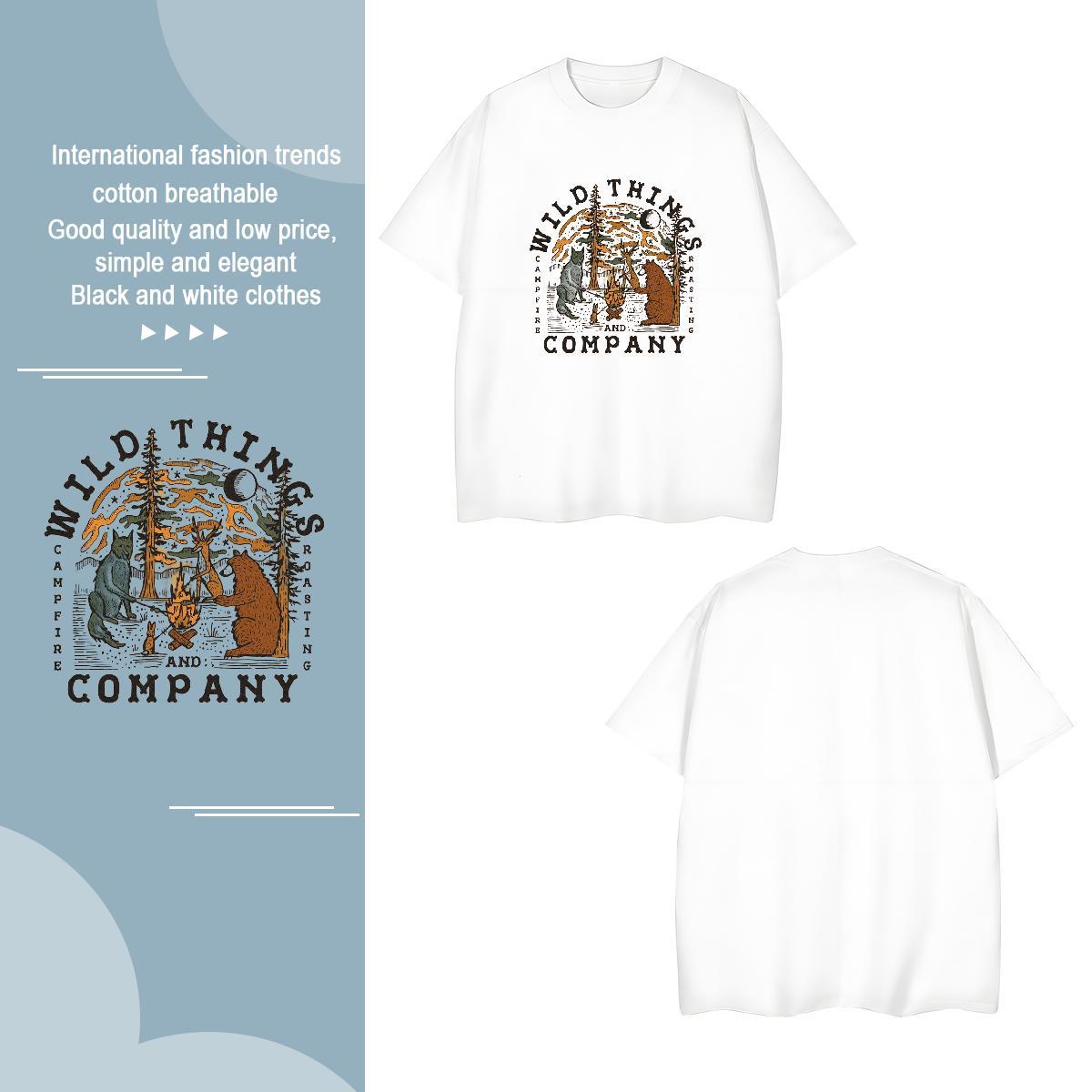 T Shirt For Man 230g Cotton tree Spring Summer Crew Neck Breathable Anime Men Tees 2024 Designer High Quality Tees Shirts