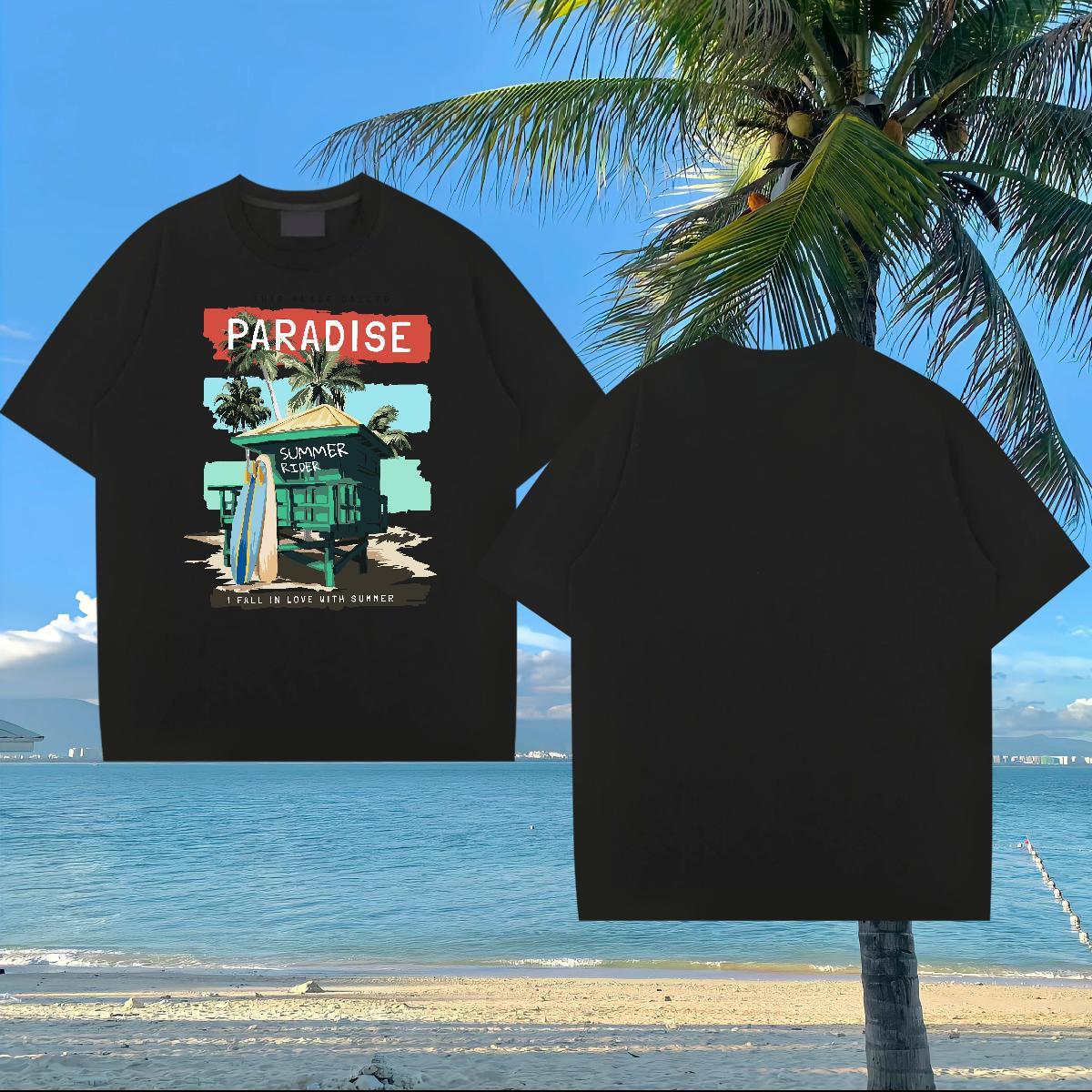 Fashion Casual T Shirt For Man 230g 100% Cotton House Daily Outfit Top Tees Breathable Crew Neck Wholesale Tshirts Oversized 3XL 4XL