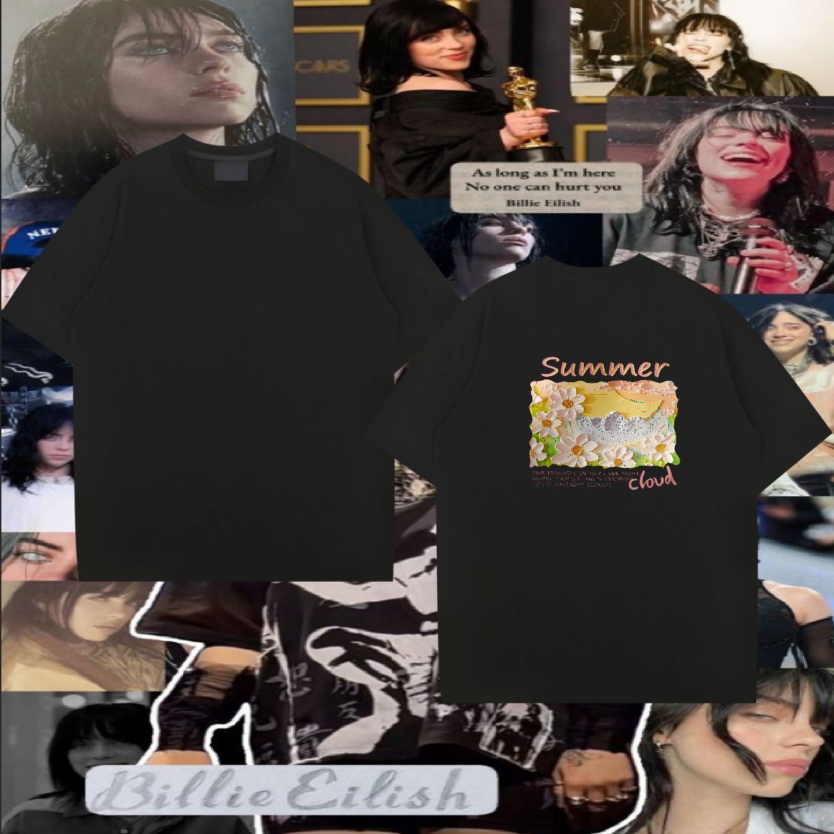Wholesale T-Shirts for Men 230g Cotton flower Hip Hop Tshirts Breathable Crew Neck Loose Fit Men Tees Custom Printing